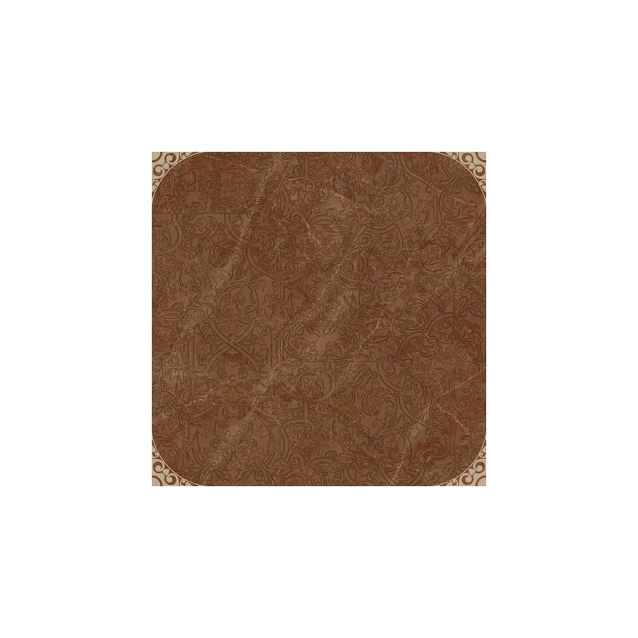 Керамический гранит Керамин Меркурий 3 терракотовый 40х40 