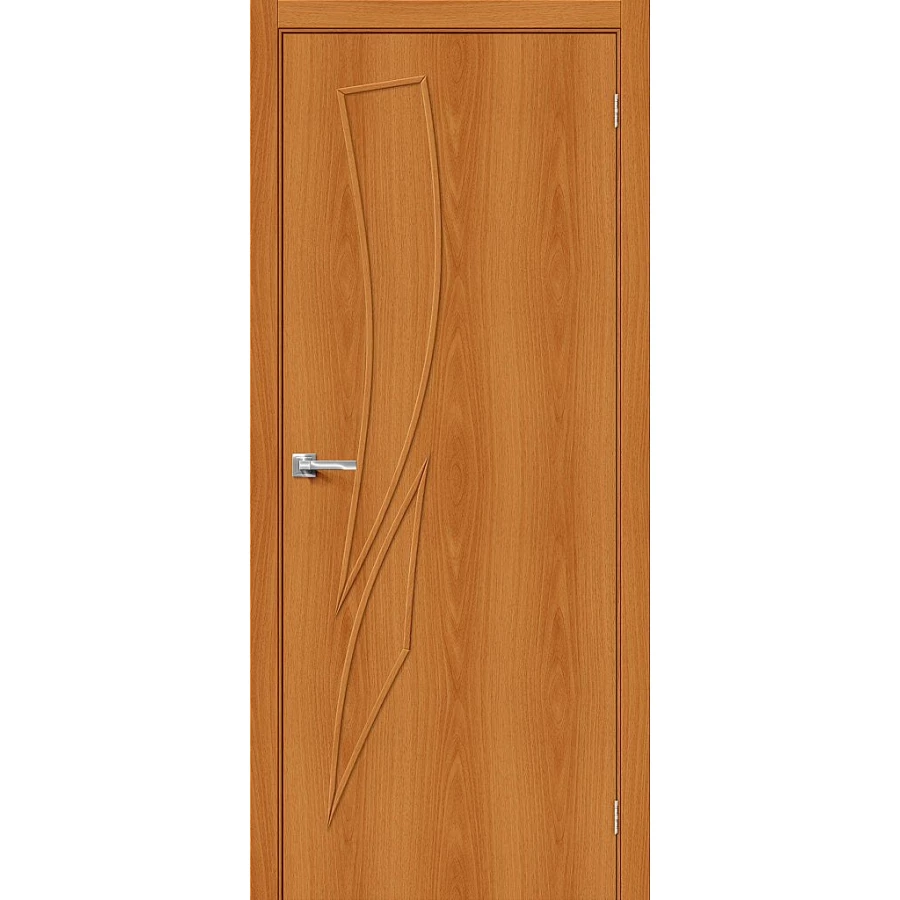 Межкомнатная дверь Bravo 8Г 200x60 экошпон Direct полотно глухое цвет Л-12 (МиланОрех)