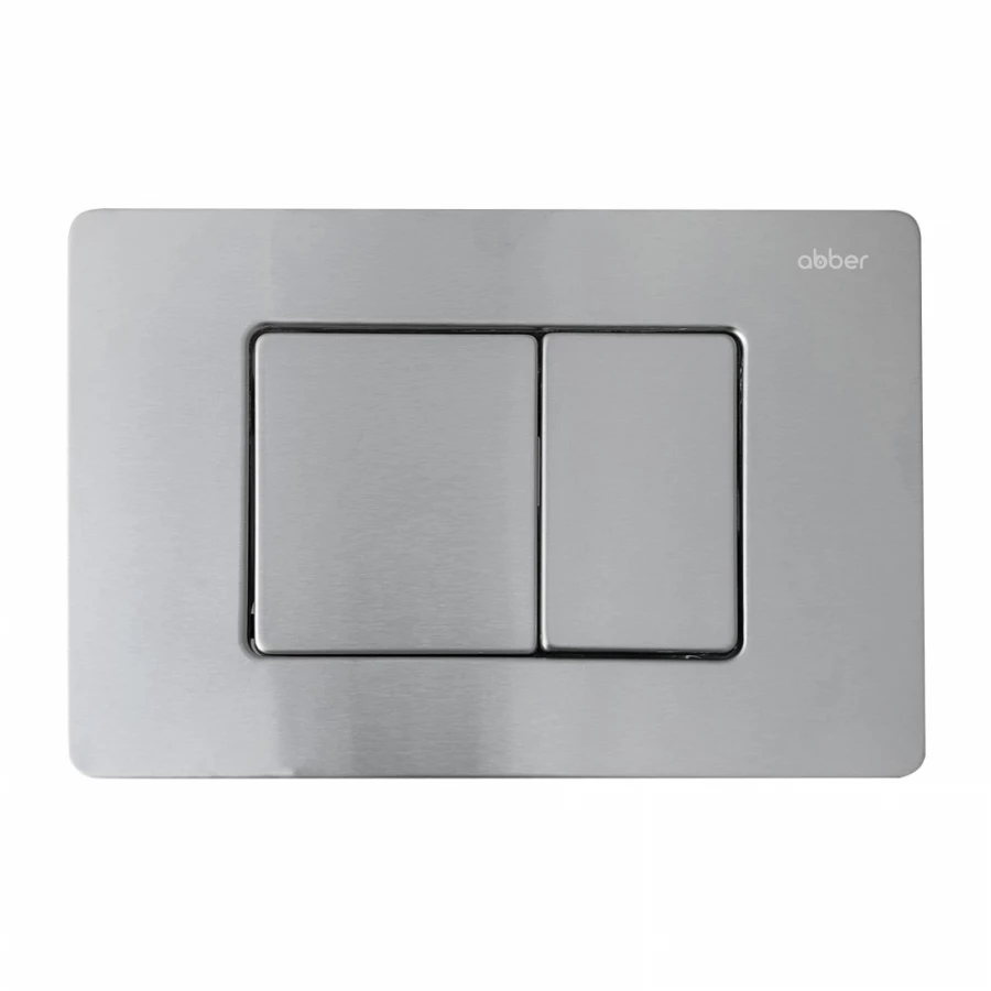 Кнопка смыва Abber матовый хром AC0120MCH