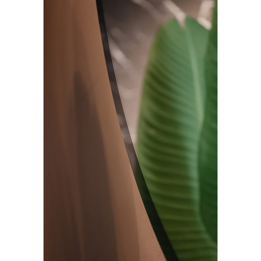 Зеркало Azario Monaco-black бесконтактный сенсор черная рамка LED-00002769 d100 см