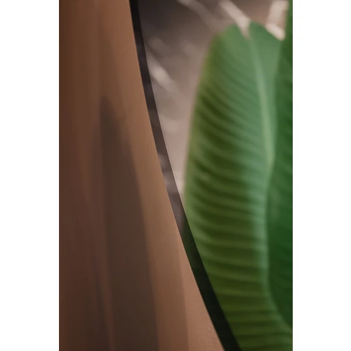 Зеркало Azario Monaco-black бесконтактный сенсор черная рамка LED-00002769 d100 см