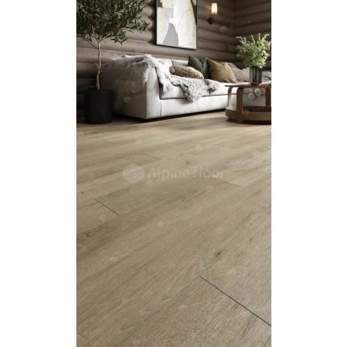 Плитка каменно-полимерная Alpine Floor Premium XL Дуб сливочный ABA ECO 7-19 43 класс 8 мм 1.786 кв.м 122х18.3 см