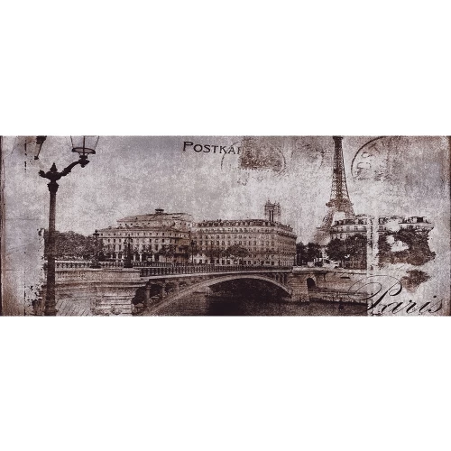 Декор Ceramika Konskie Postcard grey 1 20х50 см