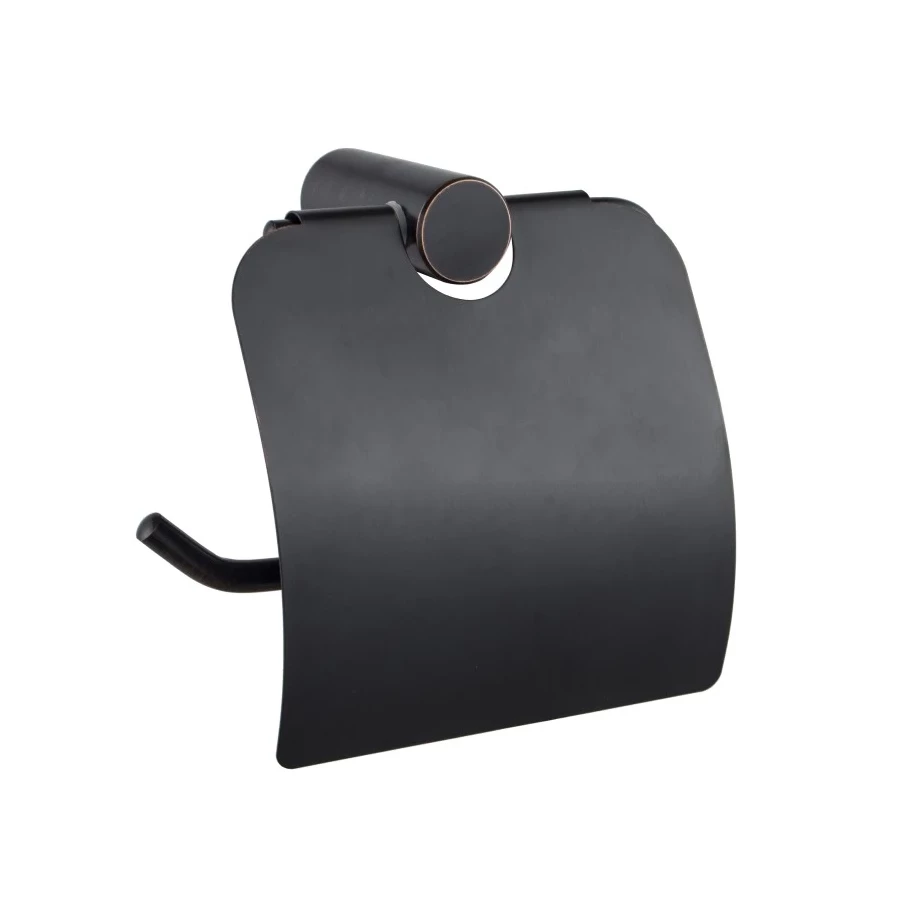 Держатель Haiba для туалетной бумаги черный HB8403-7