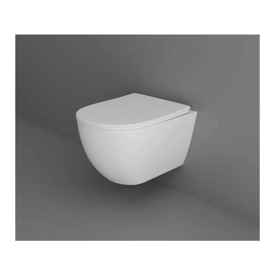 Унитаз-компакт Aquatek Европа подвесной безободковый тонкое сиденье с механизмом плавного закрывания AQ1900-00