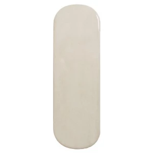 Плитка настенная DNA Calema Oval Greige Gloss глянцевая бежевая 16х5,2 см