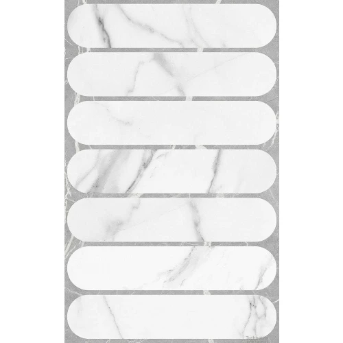 Плитка настенная Шахтинская плитка Арко низ 03 глянцевая белая 010100001582 40х25 см