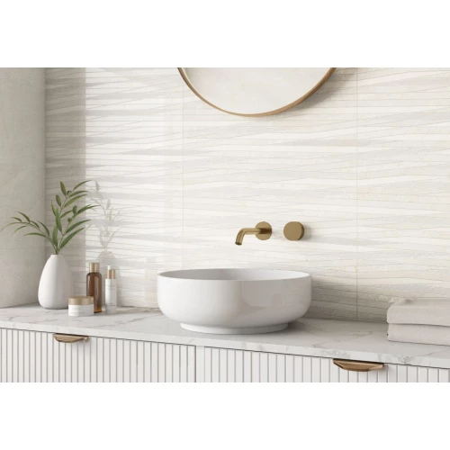 Декор Colorker Дхара Вхите Десор / Dhara White Decor матовый белый 230427 100х31,6 см