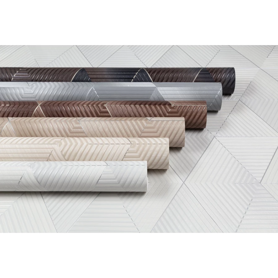 Обои флизелиновые Palitra Home Wood Line HomeColor черные HC72259-46 1,06х10,05 м