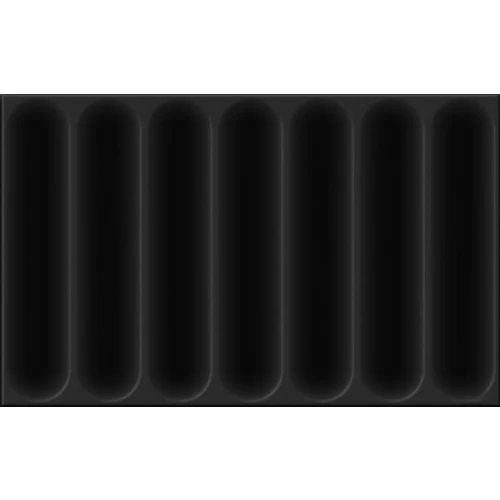 Плитка настенная Шахтинская плитка Марсель черный низ 02 (рельеф) 25х40 см