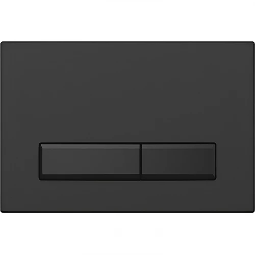 Панель смыва Aquatek Slim 009D Черный матовый клавиша прямоугольная KDI-0000025