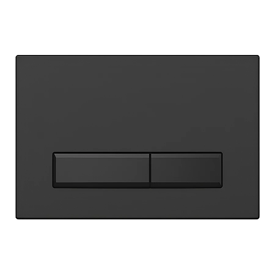 Панель смыва Aquatek Slim 009D Черный матовый клавиша прямоугольная KDI-0000025