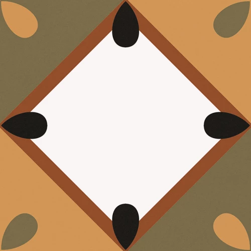 Керамогранит Equipe Баухоум Корола Wарм / Bauhome Korola Warm матовый многоцветный 27701 20х20 см