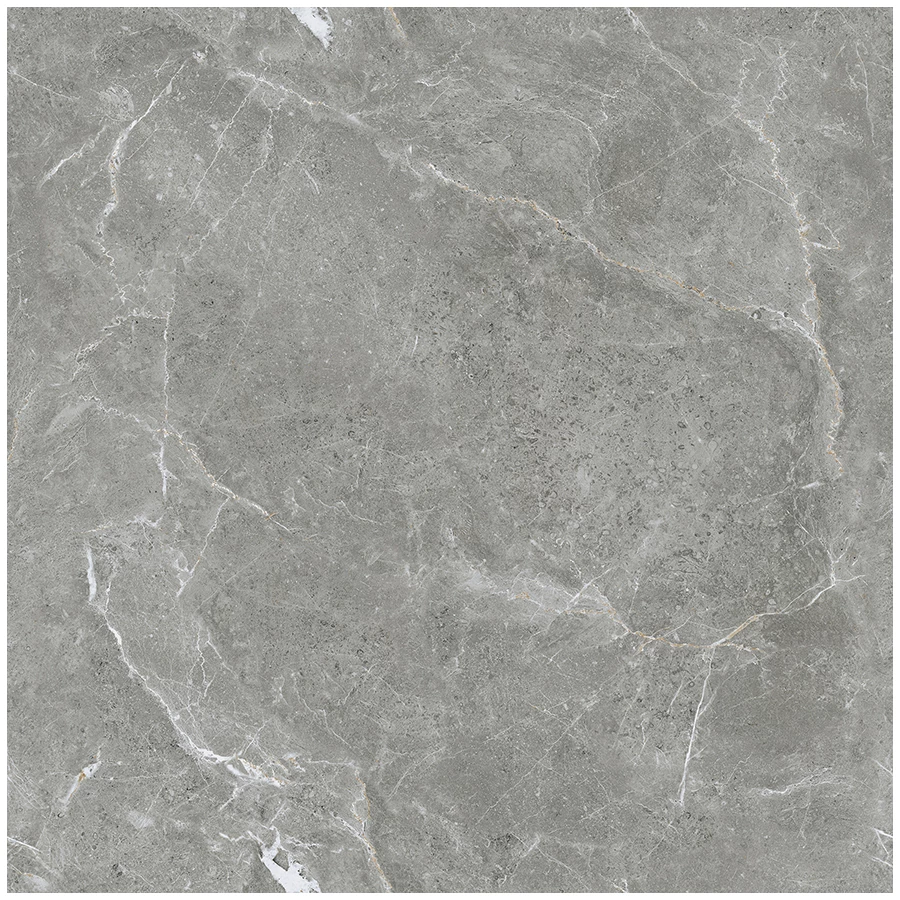 Керамогранит Ceradim Stone Cool Grey серый Полированный 60х60 см