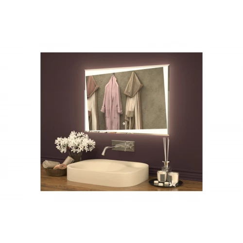 Зеркало MixLine Белла сенсорный выключатель светодиодная подсветка 545884 80х70 см