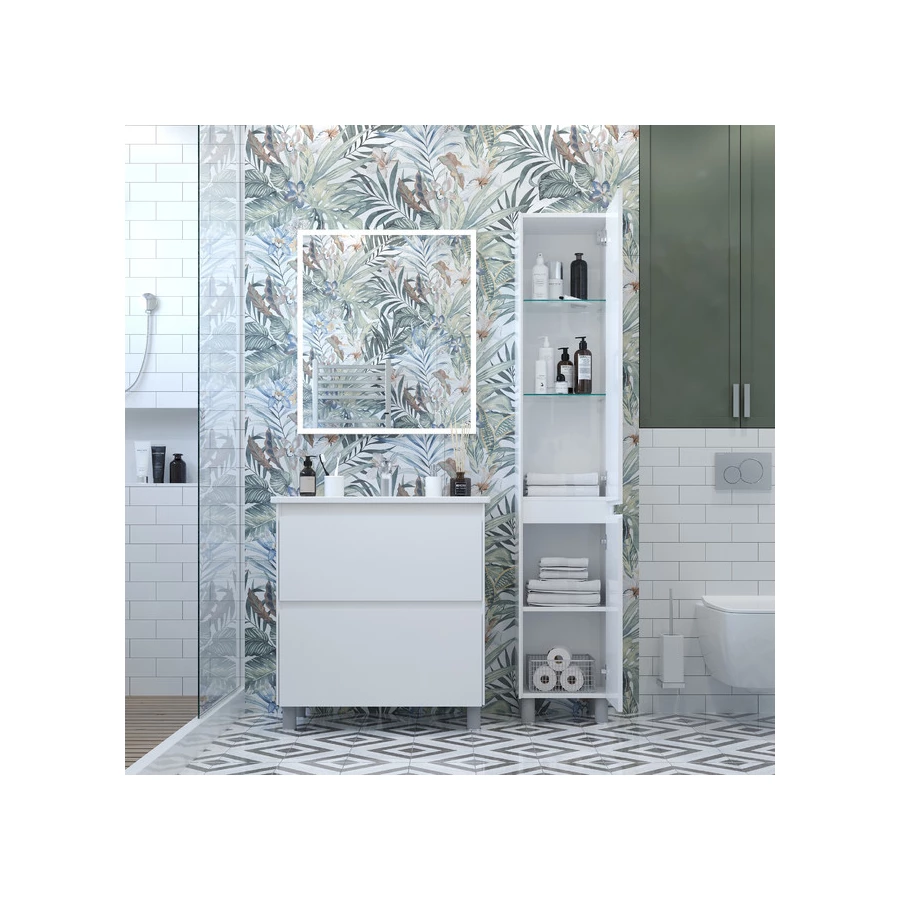 Пенал Briz Asti П-35 левый 220 04-00035-00 01 Бел 35 см