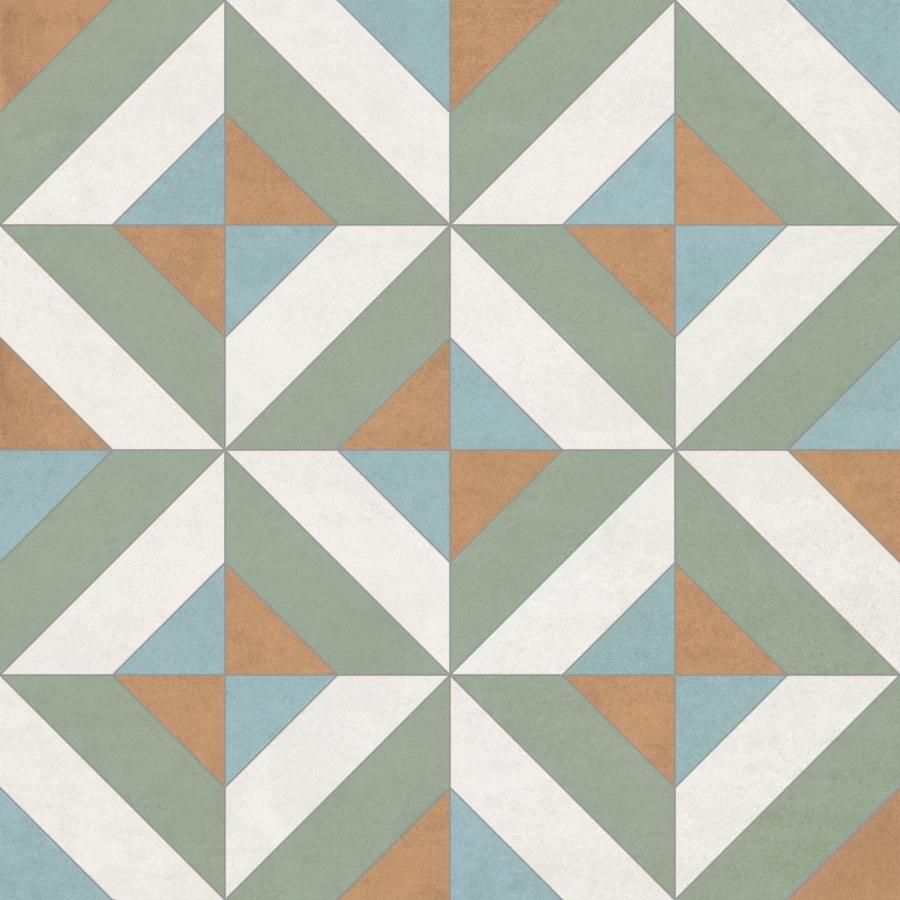 Керамогранит New Trend Design Art Mix 4 матовый многоцветный GP2020DMX55 20х20 см