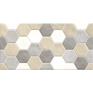 Плитка настенная ALMA Ceramica Savoy рельефная матовая многоцветная TWA3060SAV47 60х30 см