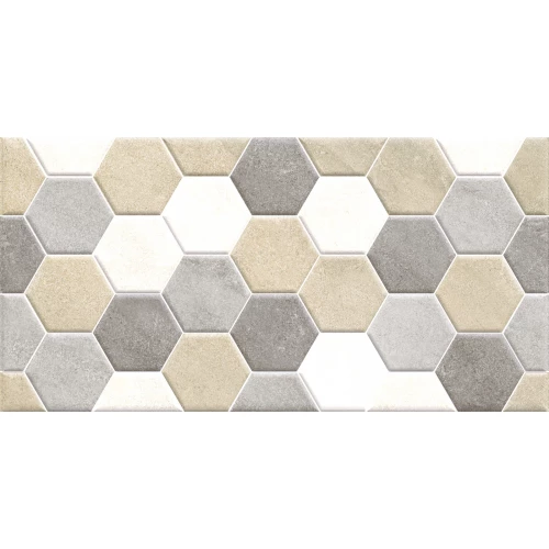 Плитка настенная ALMA Ceramica Savoy рельефная матовая многоцветная TWA3060SAV47 60х30 см