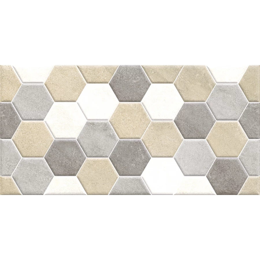 Плитка настенная ALMA Ceramica Savoy рельефная матовая многоцветная TWA3060SAV47 60х30 см