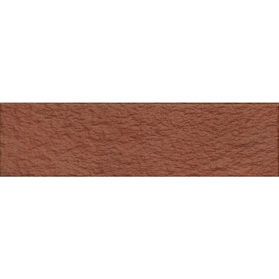 Клинкерная плитка Керамин Амстердам 2 рельеф терракота 24,5х6,5 см