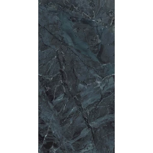 Керамогранит Belleza Covelano Teal High Glossy глянцевый черный 120х60 см