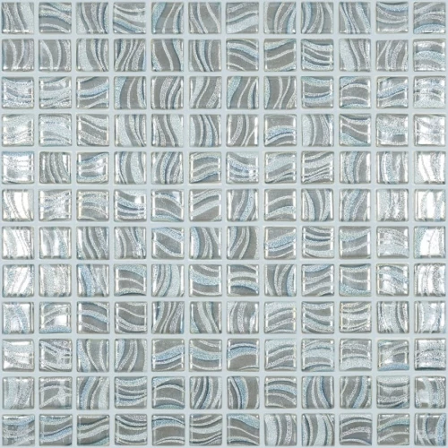Стеклянная мозаика Vidrepur Glitter Grey 25x25 7804 31,7х31,7 см