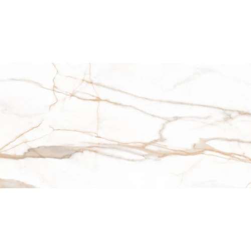 Керамогранит Ceradim Calacatta Goddes Gold Полированный белый 120х60 см