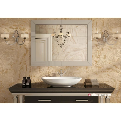 Плитка настенная Atlas Concorde Supernova Onyx Pure White Acanto декор 600080000258 57х31,5 см