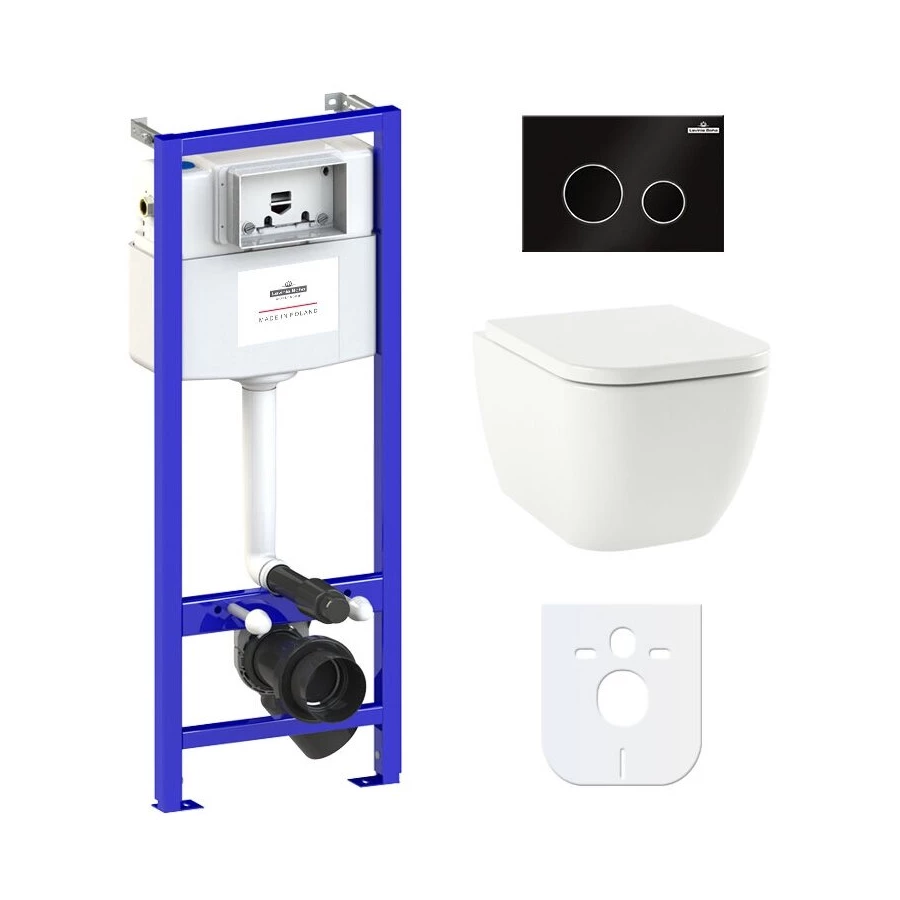 Унитаз Lavinia Boho Relfix One Compacto 77040068 (комплект 6 в 1 )