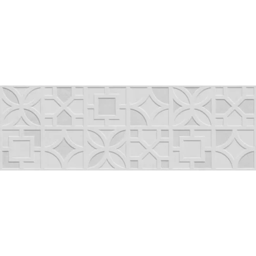 Плитка настенная Primavera Talisman Azzaro Decor 15 матова светло-серая DL19-15 90х30 см