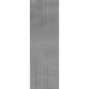 Плитка настенная Meissen Keramik Concrete Stripes рельеф серый 29x89 см
