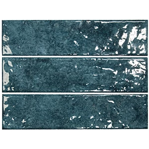 Керамогранит DNA Mediterraneo Mar глянцевый синий 28х7 см