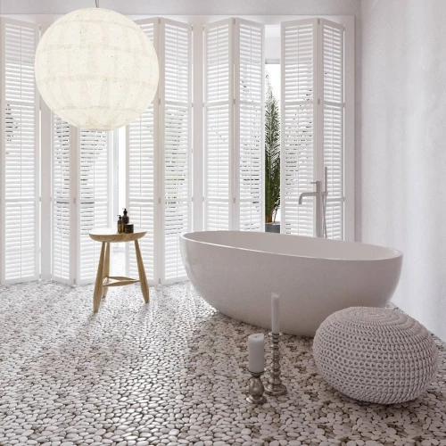 Мозаика Orro Mosaic Гласс Галька матовая серая 30,5х30,5 см