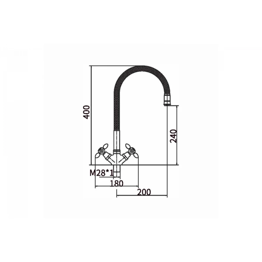 Смеситель для кухни Fashun A43127-6