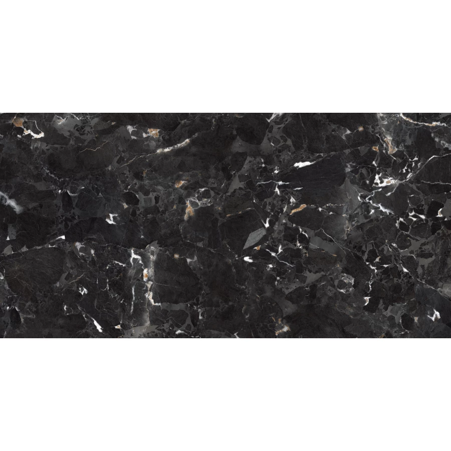 Керамогранит Maimoon Ceramica HG Glossy Imperial Black 120х60 см