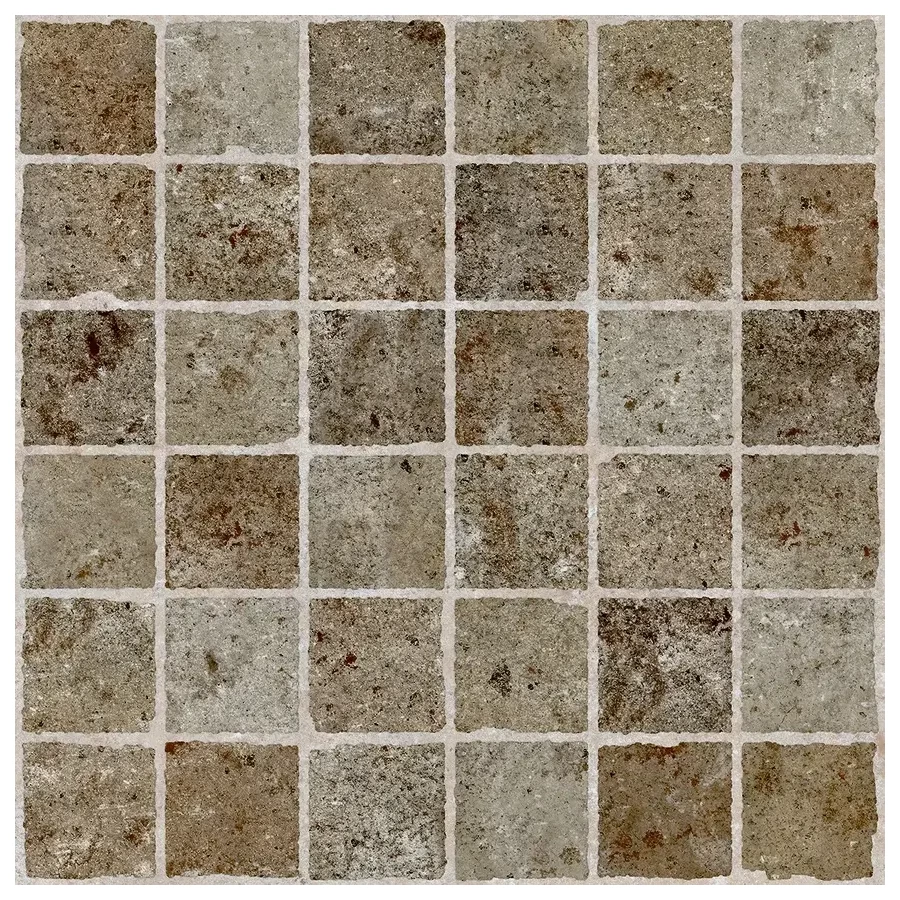 Керамогранит Goldis Tile Vito Rustic Brown Sugar матовый коричневый 60х60 см