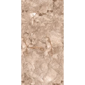 Керамогранит Seratonia Carving-Glossy GS MG Flemingo Almond светло-коричневый 120х60 см