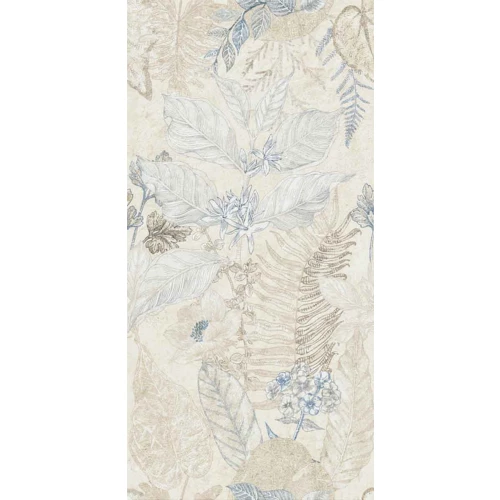 Керамогранит Naxos Mockup Floralia Light Nat Ret матовый бежевый 136916 120х60 см