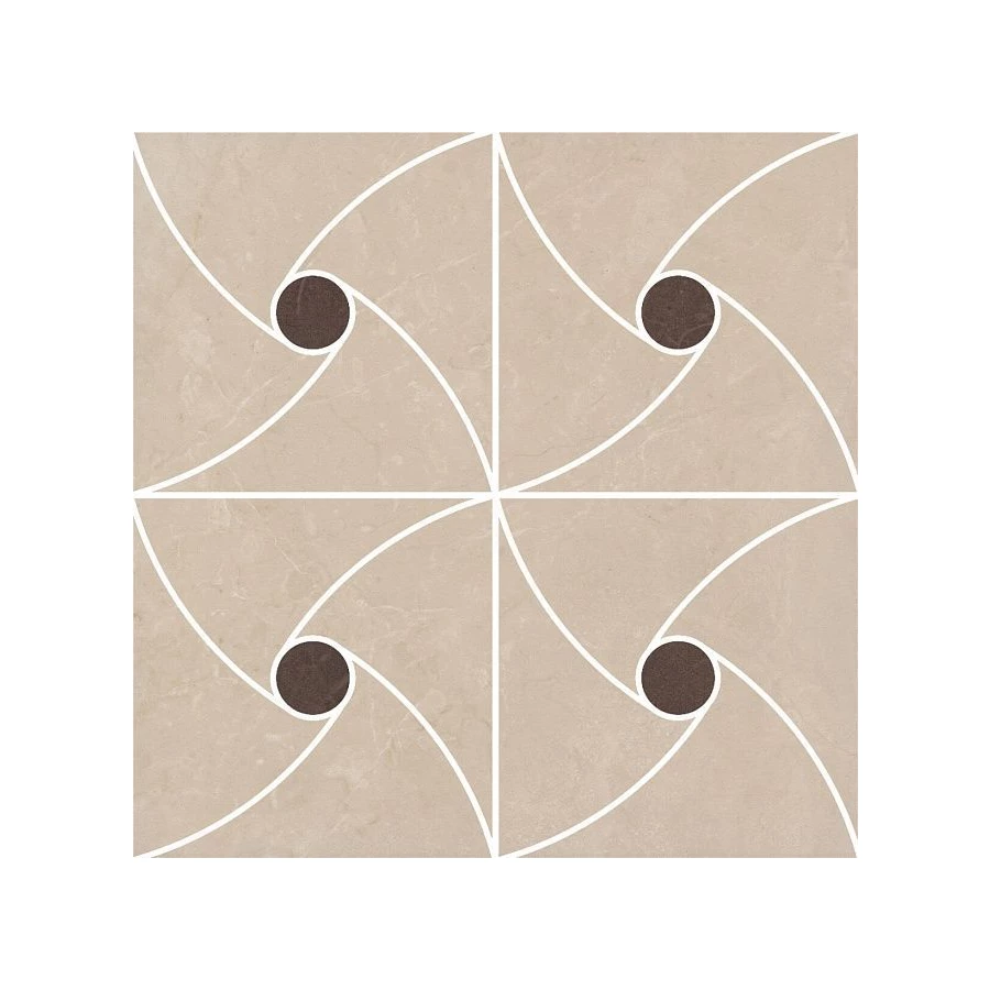 Декор Kerama Marazzi Версаль наборный бежевый 30х30 см