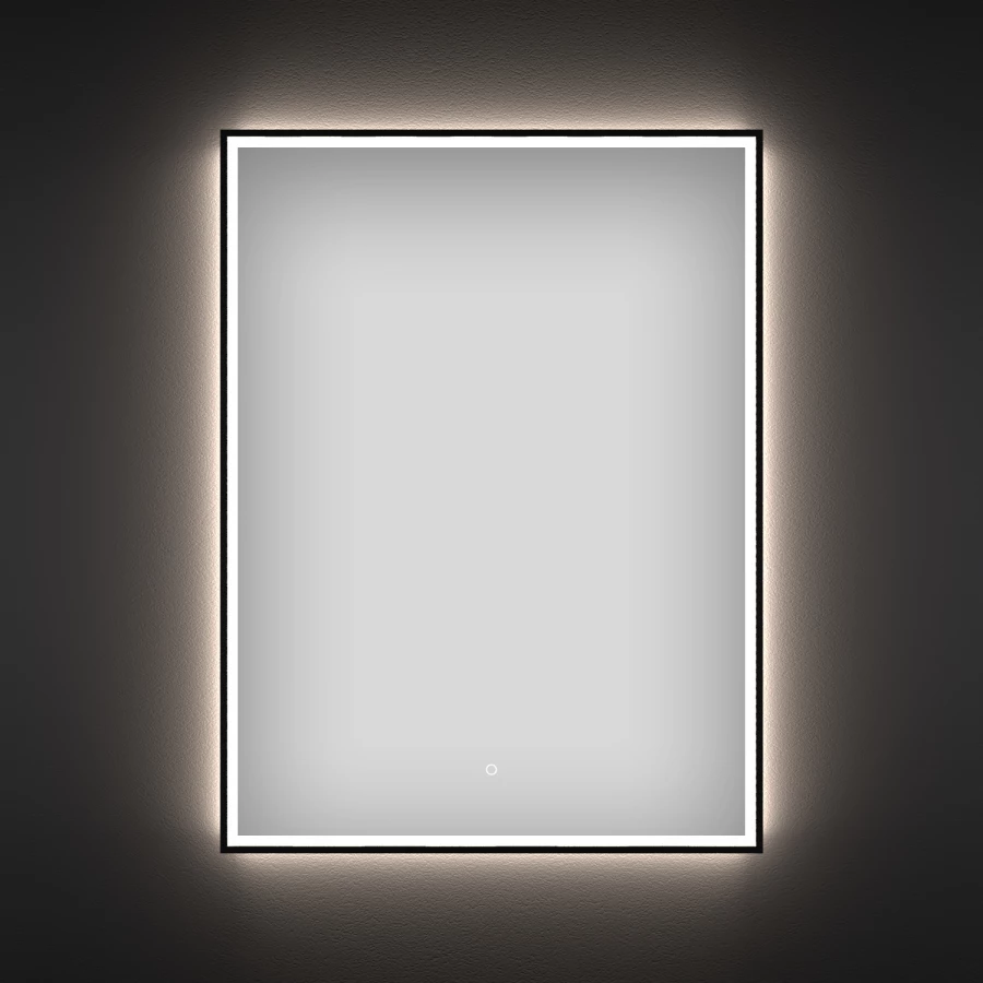 Зеркало Wellsee LED-подсветка фронтальная функциональная форма прямоугольная 172201260-172201270 60х75 см