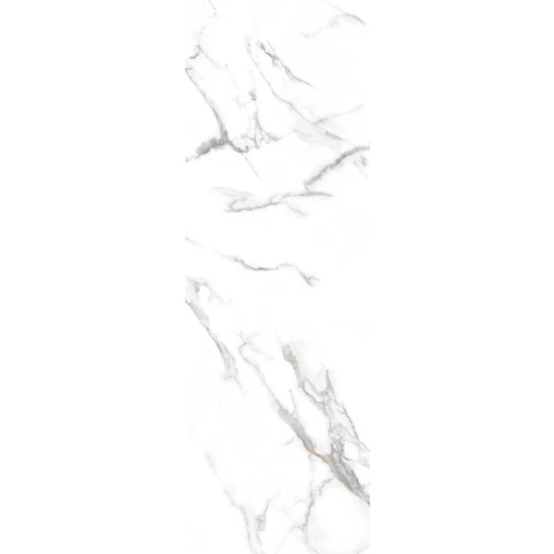 Керамогранит Adicon Slab Statuario Pearl Polished глянцевый белый 240х80 см