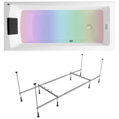 Акриловая ванна Lavinia Boho One S3-3701075P универсальная (комплект 4 в 1) 170x75 см