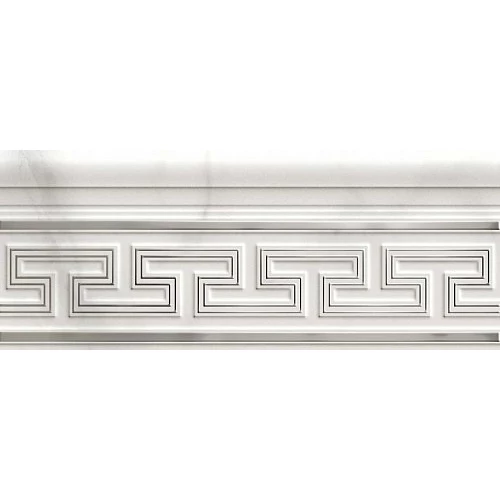Бордюр Marazzi Marbleplay Listello Classic White белый 12х30 см