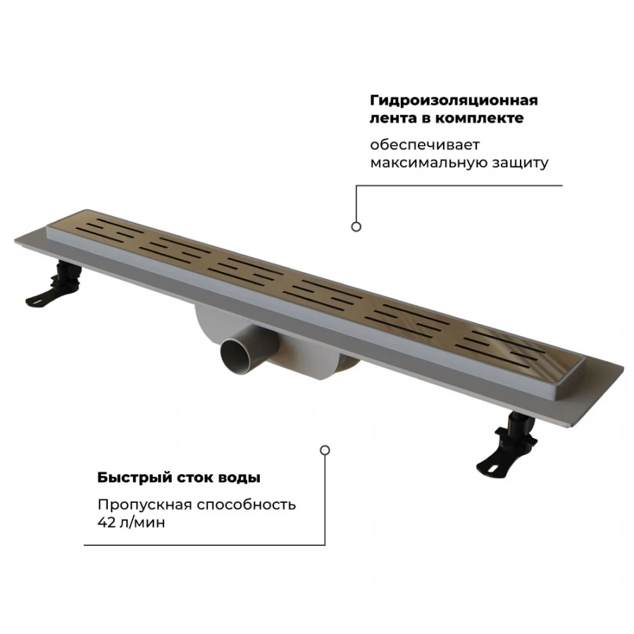 Душевой лоток RGW Drain Leo-10 800 60211080-01