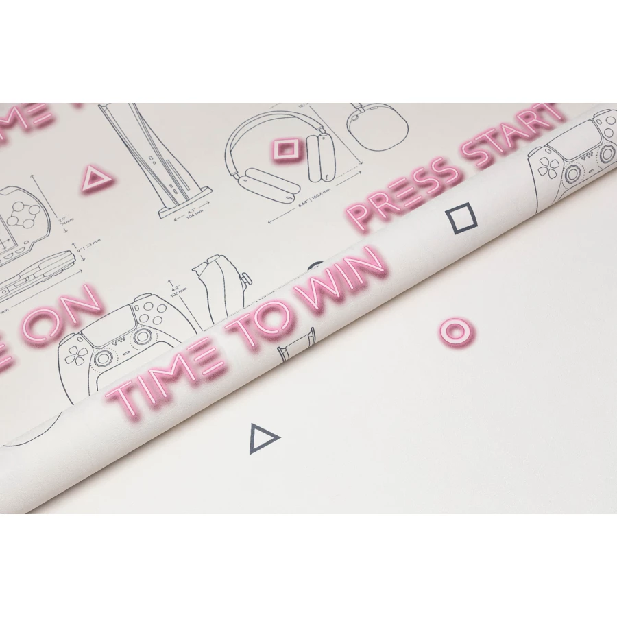 Обои флизелиновые Palitra Home Gamepad HomeColor бежевые HC72157-22 1,06х10,05 м