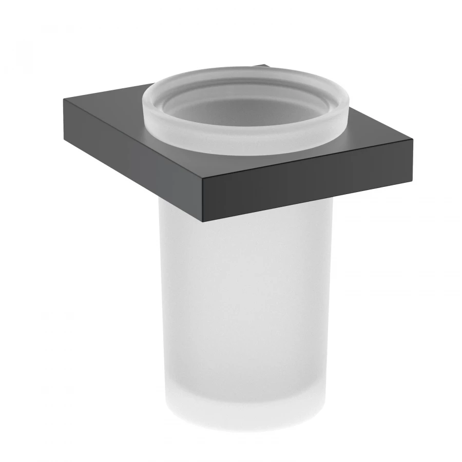 Стакан для зубных щеток Timo Petruma черный 15233/03