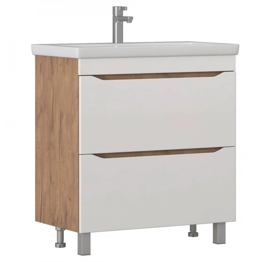 Тумба под раковину Vigo Grani 800-0-2 дуб золотой 203 дуб золотой