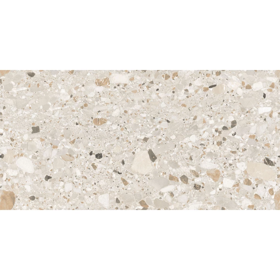 Керамогранит Realistik Terazzo Crema Carving 120х60 см