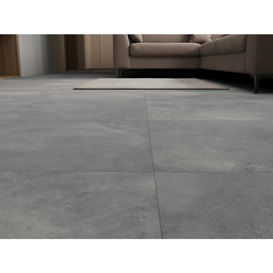 Керамогранит Cersanit Studio ректификат рельеф матовый серый A17978 59,8x59,8 см